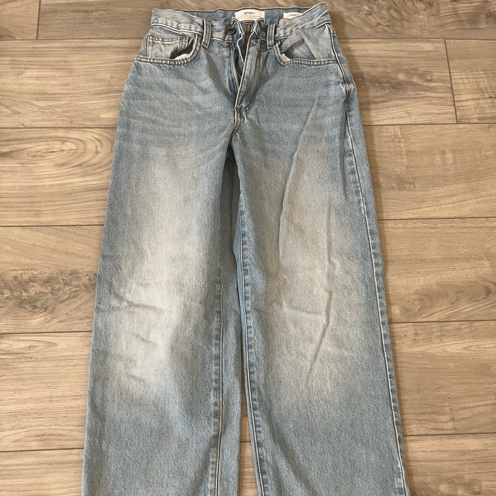 Cotton On Blue Relaxed Jeans with Vintage Appeal